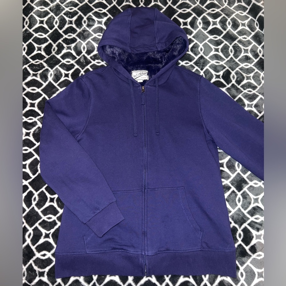 Women’s Faux Fur-lined Zip Up Hoodie